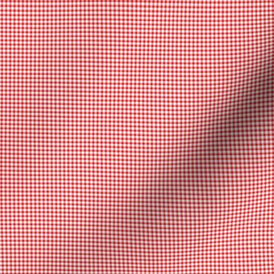 FS Tiny Red and White Gingham Check