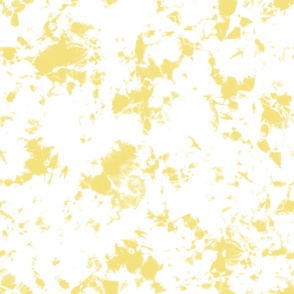Buttercup yellow and white Storm - Tie-Dye Shibori Texture