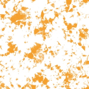Orange marigold and white marble - Tie-Dye Shibori Texture