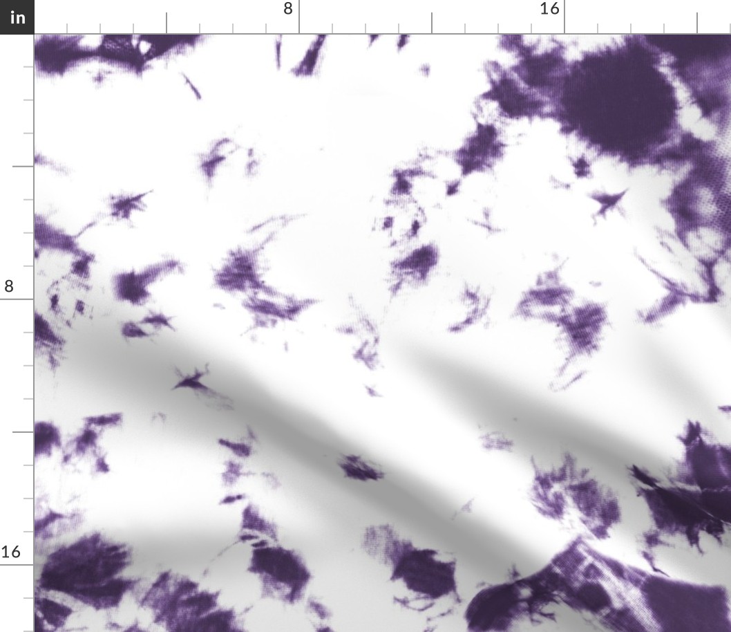 Plum violet and white Storm - Tie-Dye Shibori Texture