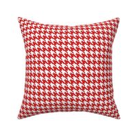 christmas red houndstooth