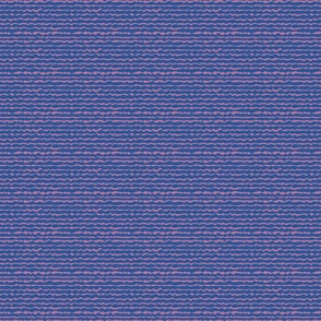 Solstice Stripe in Blue and Lavender Small