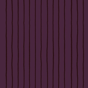 Woodland Stripe (plum, large)