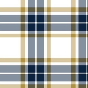 FS Navy, Gold and White Plaid Team Colors Elevate Your Style with Navy Gold Team Colors: Fashion, Decor, and More!