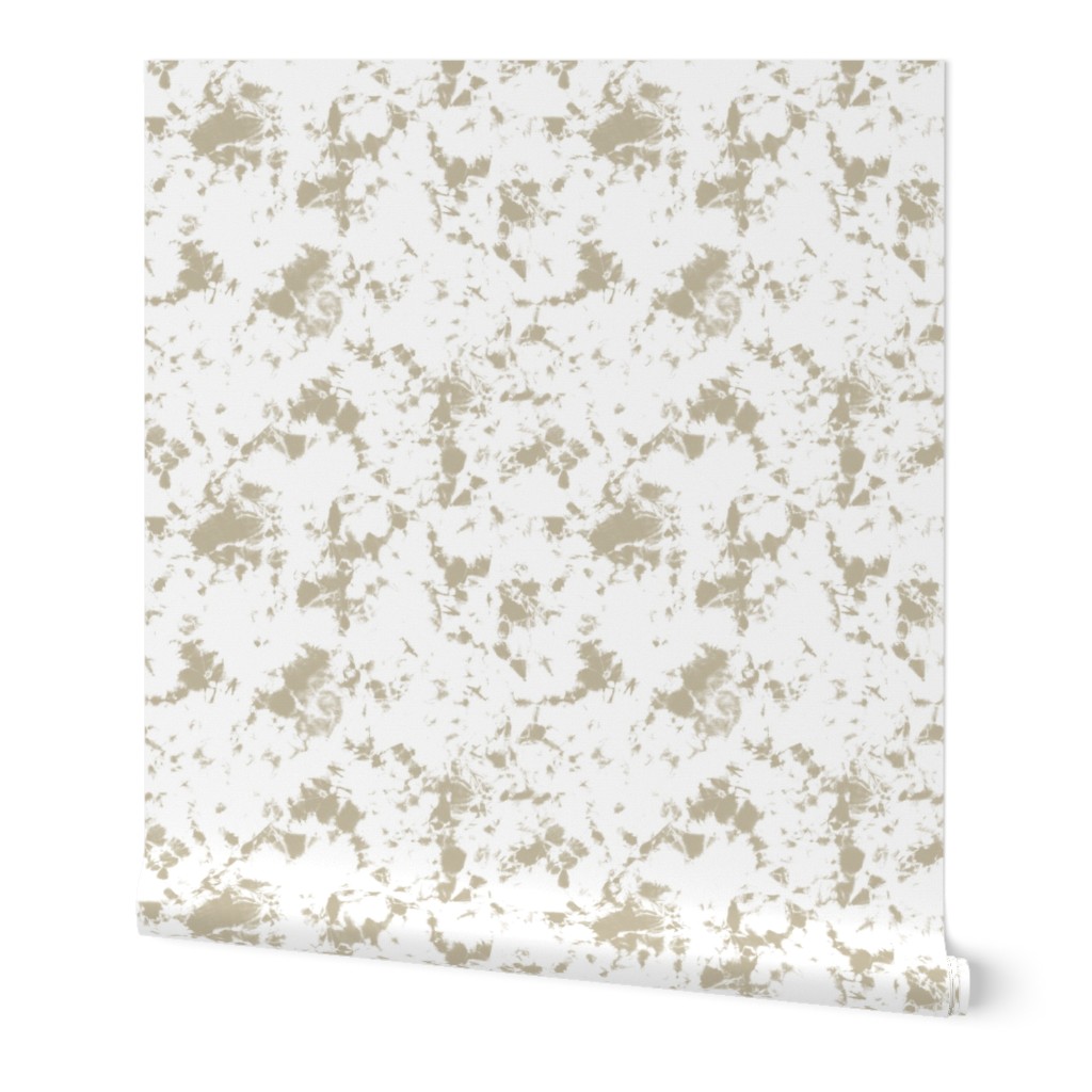 (M) Natural beige and white Storm - Tie-Dye Shibori Texture