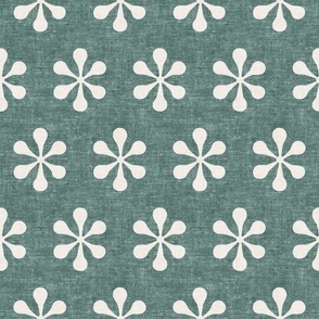 starburst - modern boho - green - LAD23