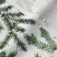 Christmas Pine and Red Berry Garland Foliage