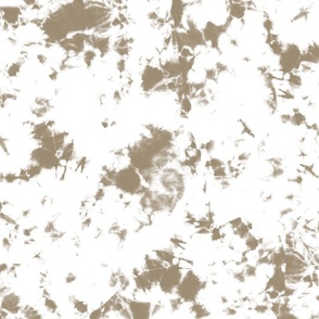 (M) Brown mushroom and white cow texture - Tie-Dye Shibori Texture