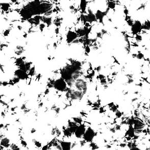 (M) Black and white marble - Tie-Dye Shibori Texture