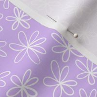 Lavender Pastel Ditsy Spring Floral