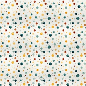 Watercolor Polka Dots