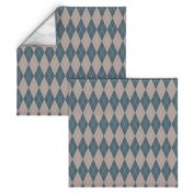 Stylish Preppy Argyle Blue