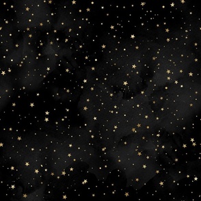 Stars on black