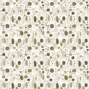 Mossy Taupe Playful Dots v1