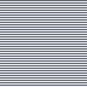 1/4 inch Horizontal stripes ghost white and dim gray