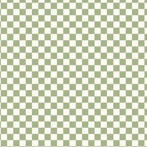 tiny checkerboard / matcha green