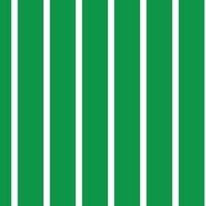 Wide Stripe Vertical Kelly Green