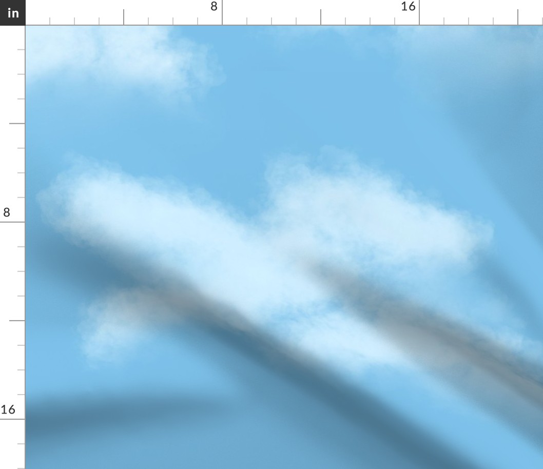 White Clouds (Double-Dutch Background)
