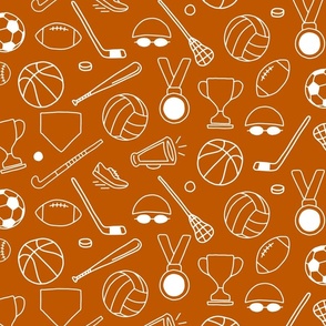 Sports | Large - Burnt Orange