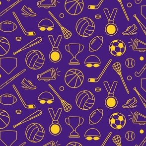 Sports | Medium - LSU Purple and Gold