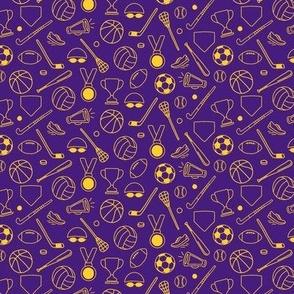 Sports | Small - LSU Purple and Gold