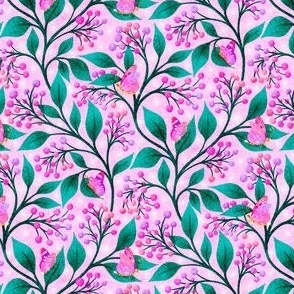 Lilly Pilly Floral Small Scale Pink