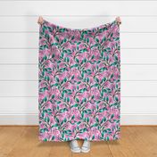 Lilly Pilly Floral Large Scale Peach