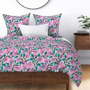 Lilly Pilly Floral Large Scale Peach