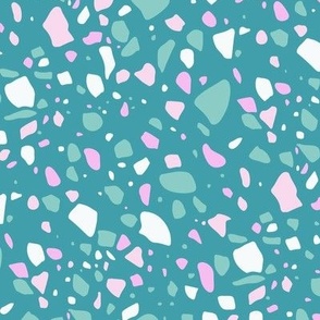 Terrazzo - Teal Pink