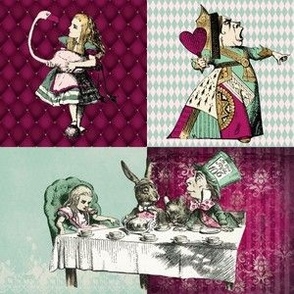 Lewis Carroll Fabric, Wallpaper and Home Decor