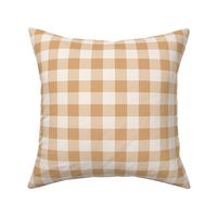 Buffalo Check - Golden and Cream - Plaid Squares