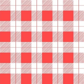 red and white buffalo check