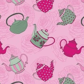 Tea Time / Medium Scale/ Ballet Pink Tea Party