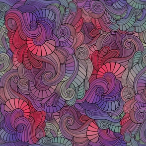 Abstract nature waved pattern