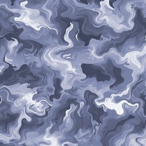 Periwinkle Blue Abstract brushstrokes 1 