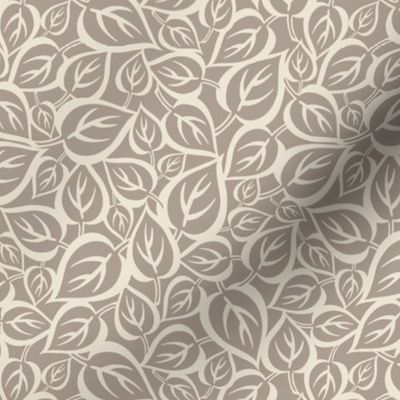 Falling Leaves - Fall Beige Ivory Small