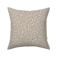 Falling Leaves - Fall Beige Ivory Small