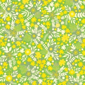 Boho floral - Green