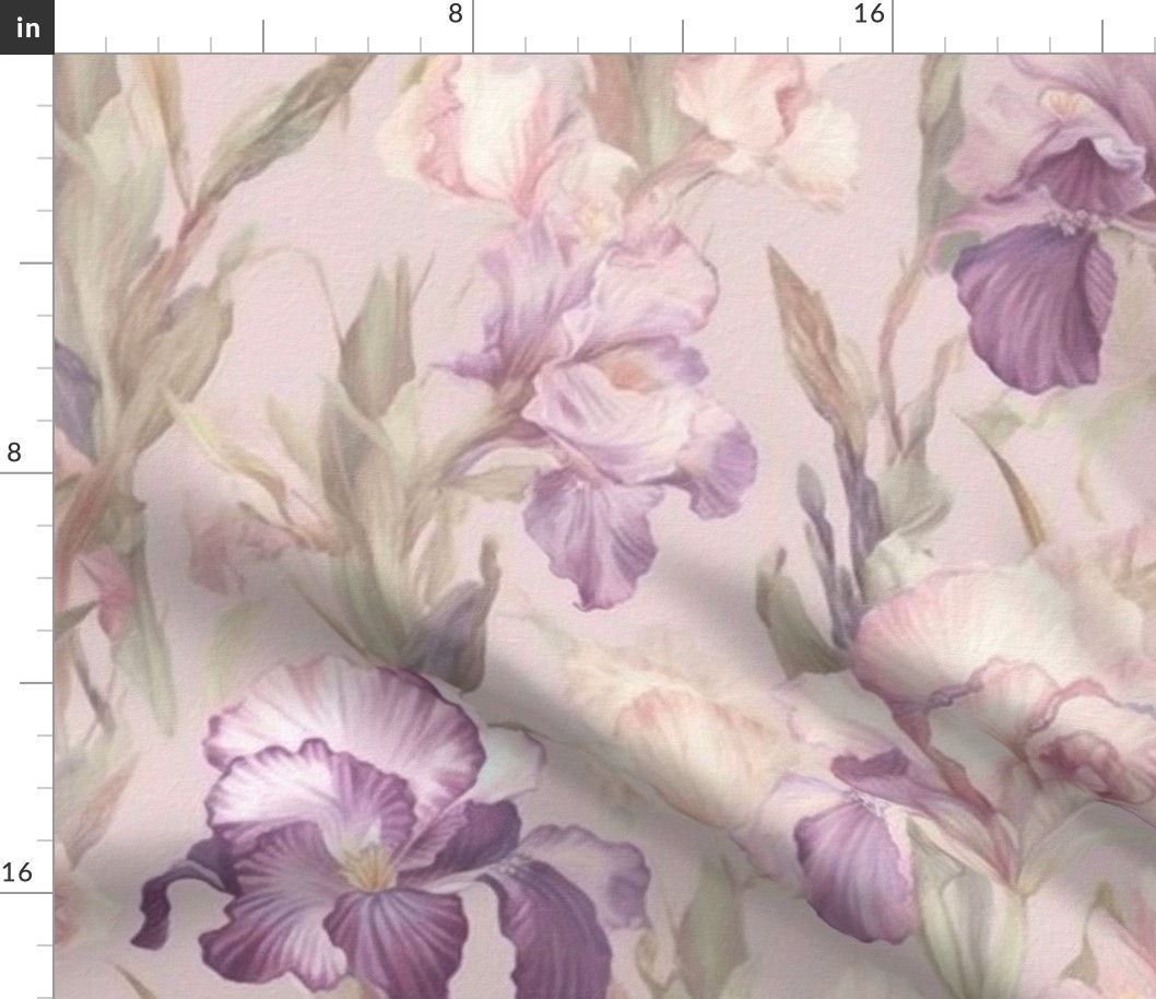 Iris,watercolor,blossom,bloom,vintage flowers 