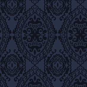 Western gothic decorative Blue lace line