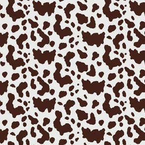 Cow print Cowhide western inspired brown cow print