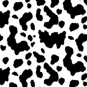  Cow print black and white western inspired