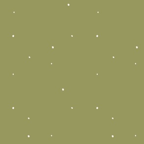 snow olive green large