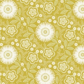 Rococo Flowers - Gold
