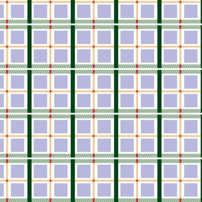 Classic plaid Square fun purple tone modern plaid