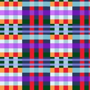 checker box Designed plaids fun colours