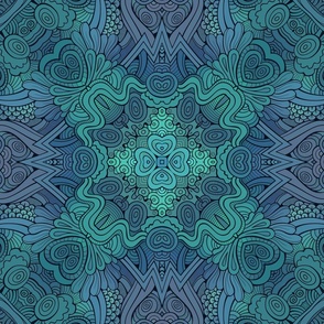 Decorative abstract nature pattern 3