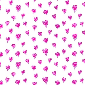 Pink hears wallpaper Valentines Hearts