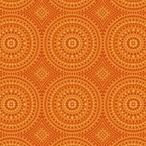 Pinpoint Mandala - Orange