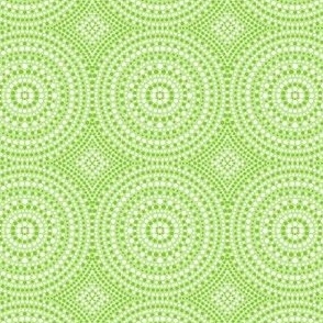 Pinpoint Mandala - Apple Green